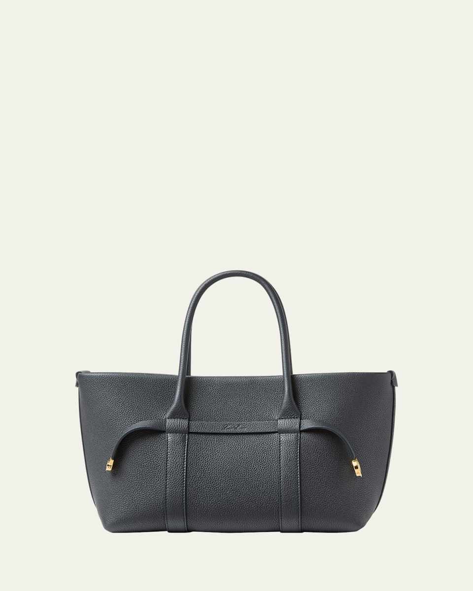 Ghiera Small Leather Shopper Tote Bag